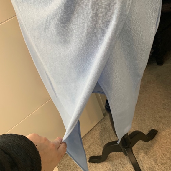 Stretch Crepe Ruched Wrap Dress - Picture 2 of 5